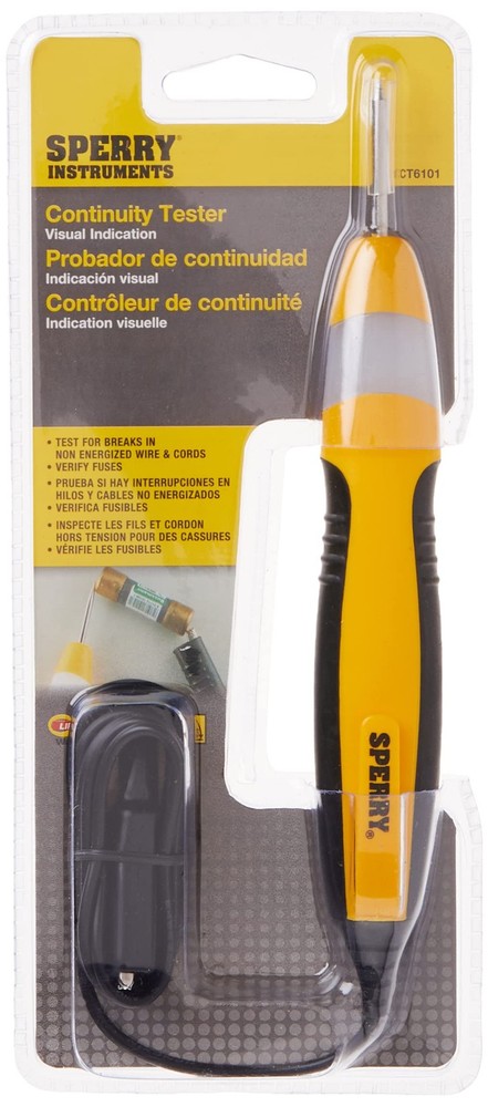 Gardner Bender Sperry Instruments No Voltage Range (Single Unit), Yellow