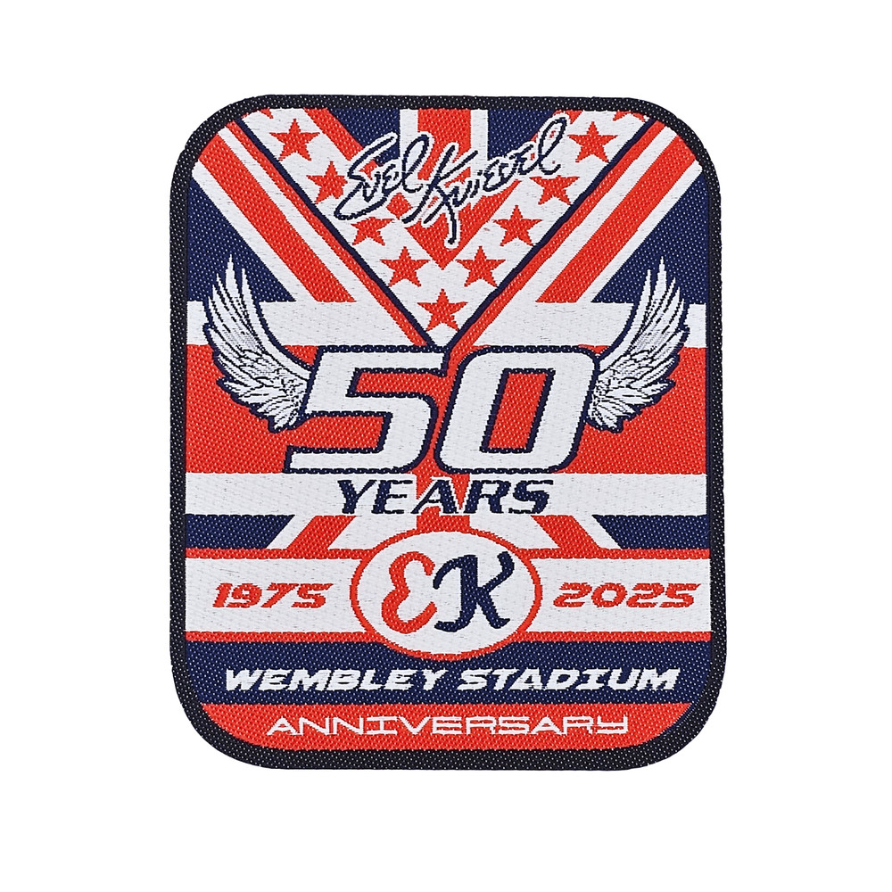 Evel Knievel 50th Anniversary Wembley Union Jack Patch