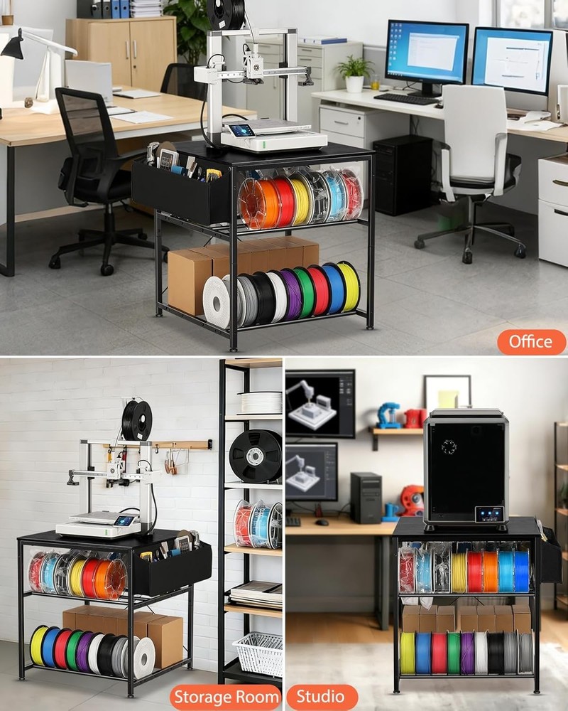 3D Printer Stand W/ Filaments Storage 3D Printer Table Filament Storage Rack