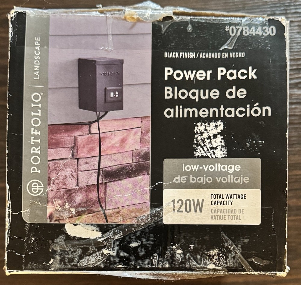 Portfolio 120-Watt Landscape Lighting Transformer w/Digital Timer & Sensor