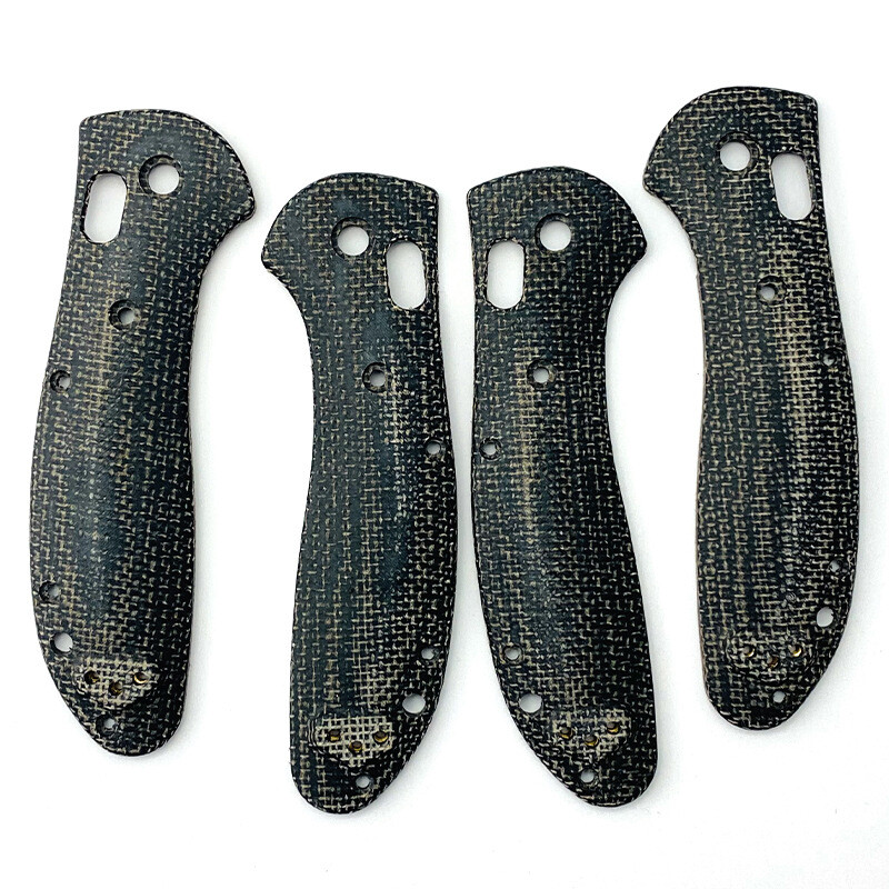 1Pair Custom Handle Patch Micarta Material Scales for Benchmade Griptilian 551