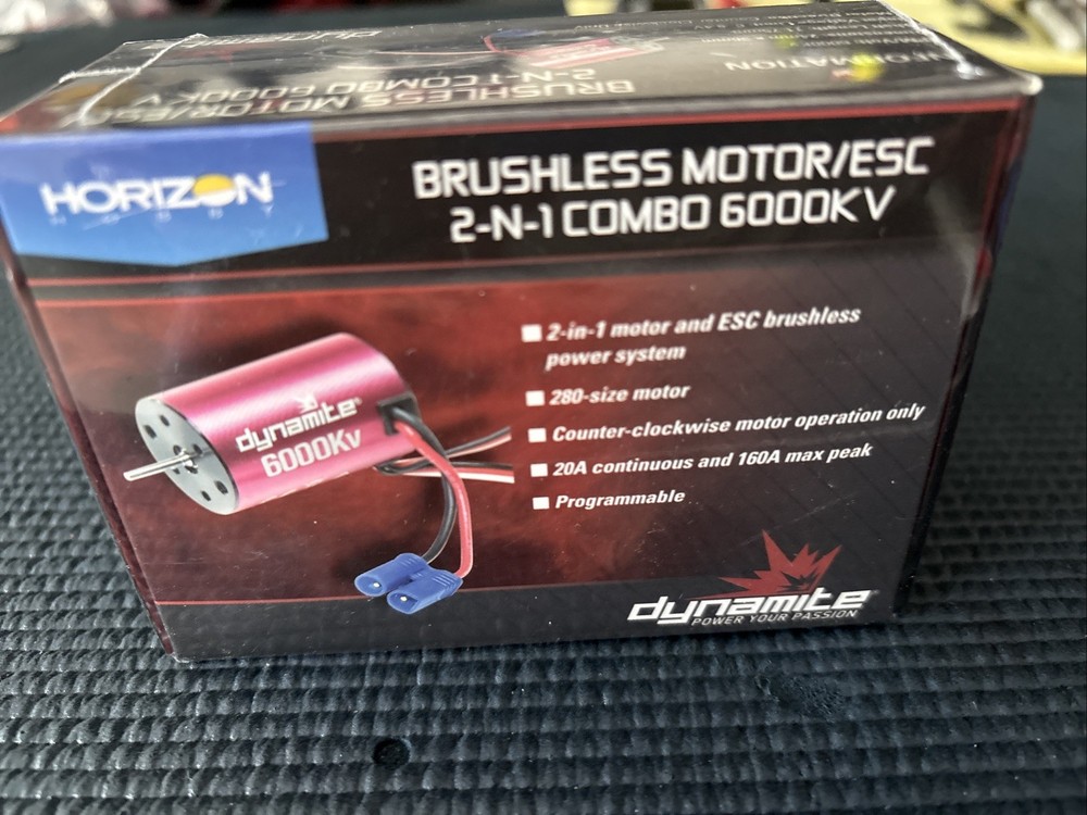 Dynamite ￼Brushless Motor/ Esc 2-1 Combo 6000 Kv