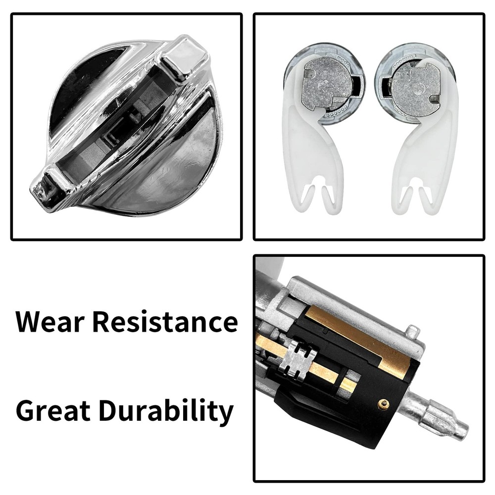 Door Lock Cylinders Set & Ignition Switch with 90-95 &