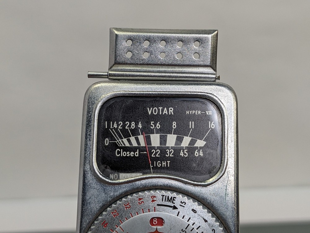 Votar Hyper‑VII Electric (Selenium) Exposure Meter With Case And Box