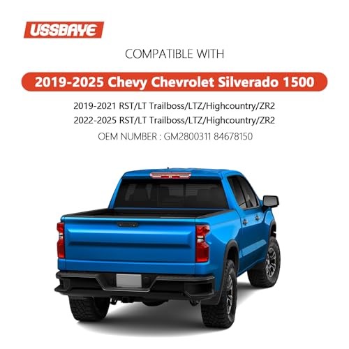 Tail Light Compatible with 2019 Right Passenger Side 19-25 Silverado Halogen