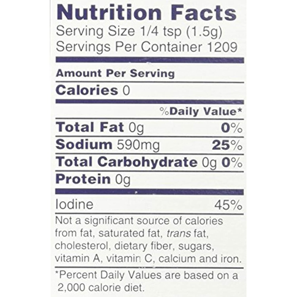Morton Iodized Table Salt - 4lb.