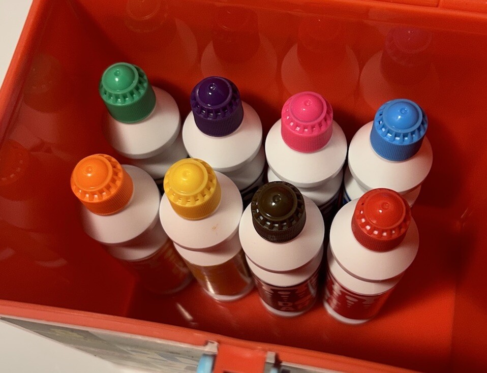 Chuckle & Roar Mini Marker Dot Art Activity Kit Washable Non-Toxic! Opened!
