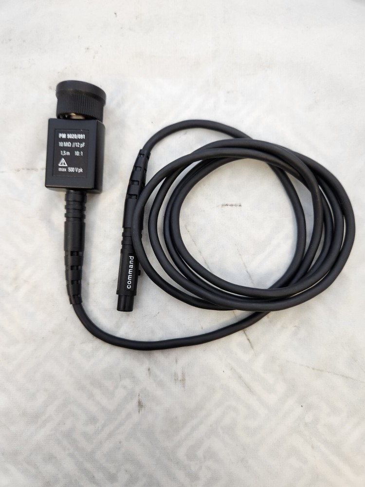 Philips PM 9020/091 COMMAND PROBE CABLE 10M OHM, 12PF , 10:1