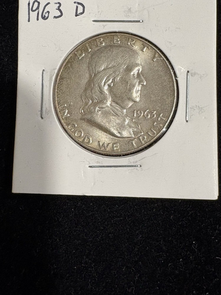 1963 D Franklin Half Dollar AU