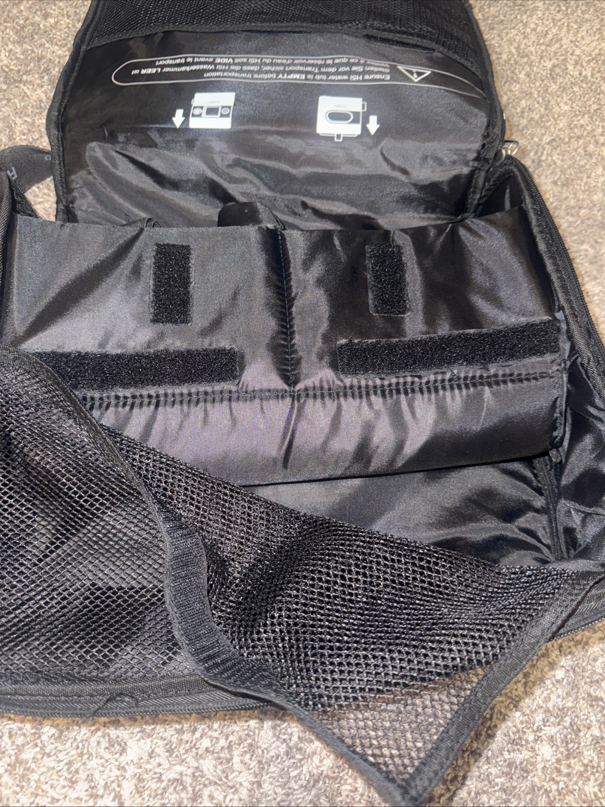 ResMed Travel Bag CPAP Shoulder Strap Lightly Padded Black Carrying Case Only