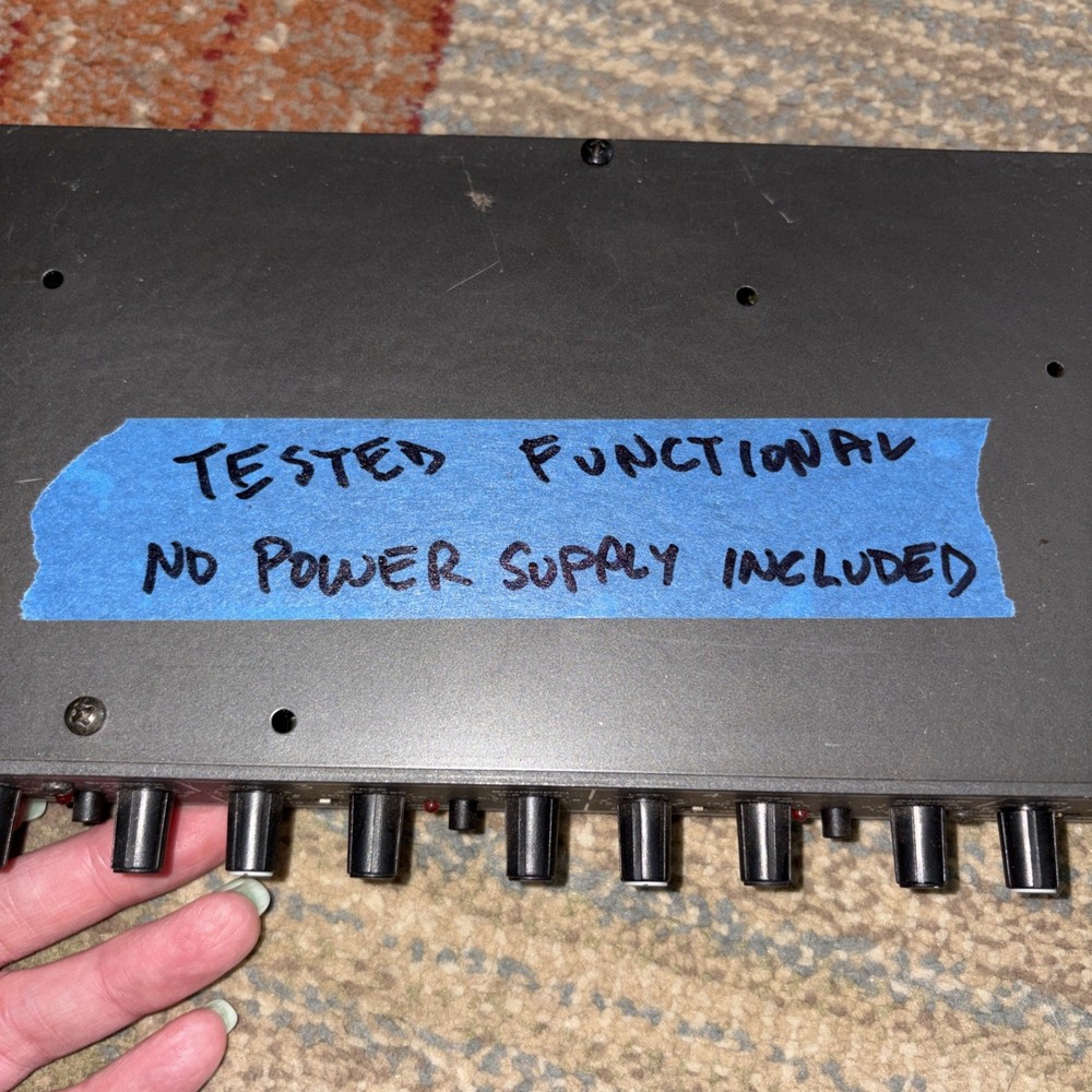 RANE 5 Band Parametric Equalizer PE 17 Tested Functional No Power Supply