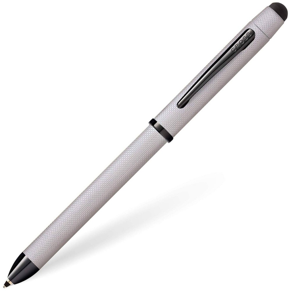 Cross Multifunction Pen Tech3+ Brushed Chrome PVD Diamond Pattern AT0090-21