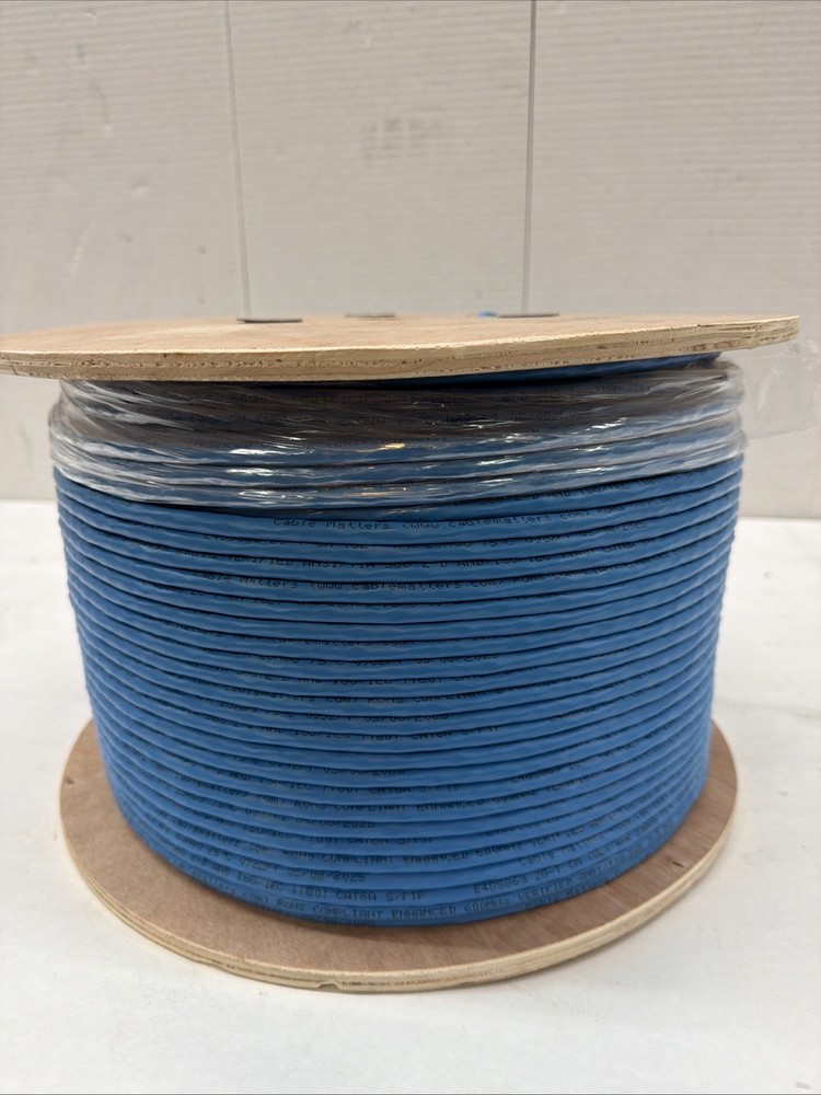 Cable Matters Cat6 Bulk Ethernet Cable 1000FT 23AWG Blue