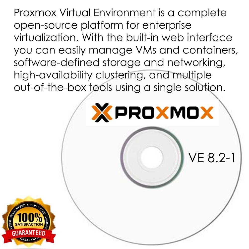 Proxmox Virtual Environment VE 8.2-1 DVD - Enterprise Virtualization Platform