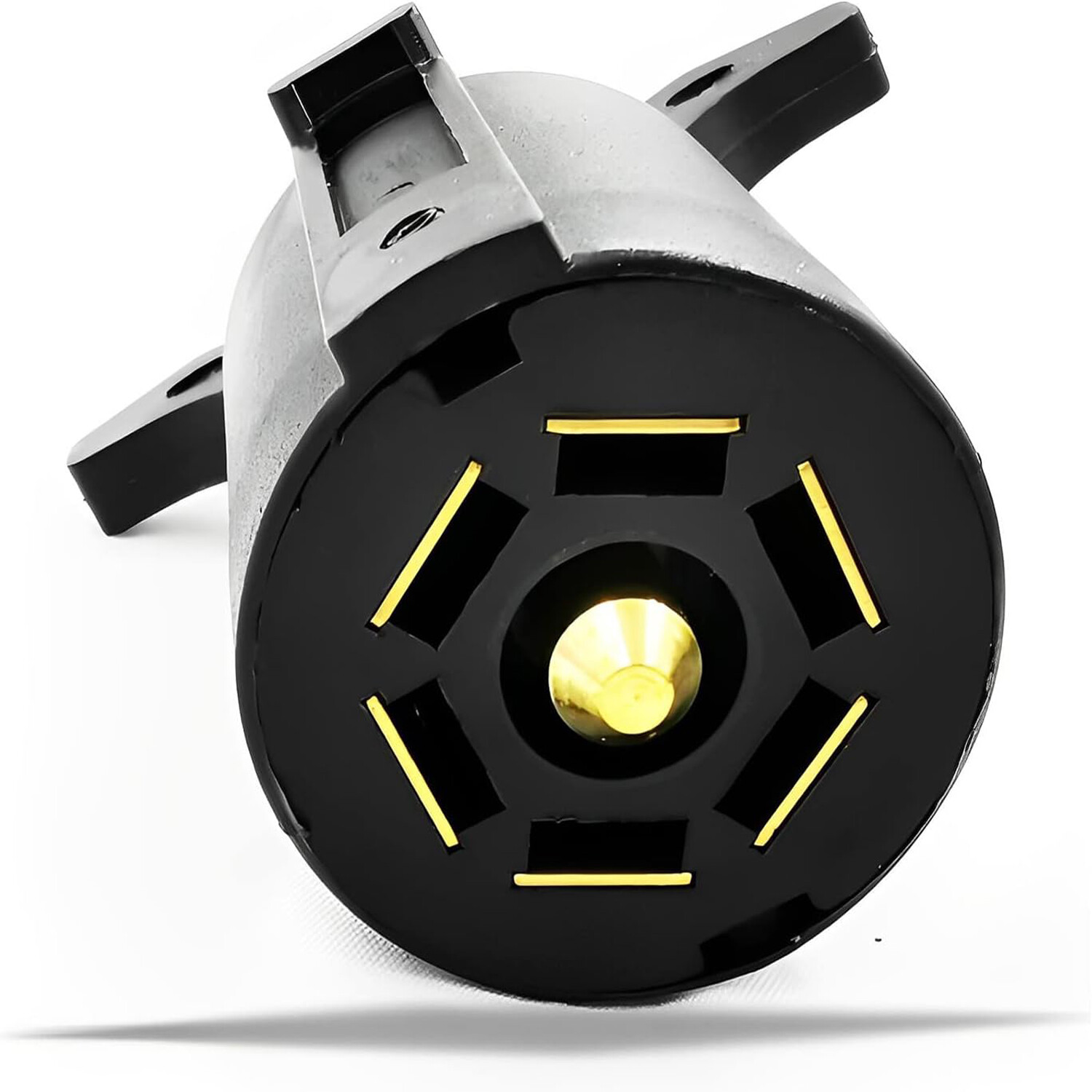 10pc 7 Way Round RV Style Trailer Light Plug Connector Replacement End Blade