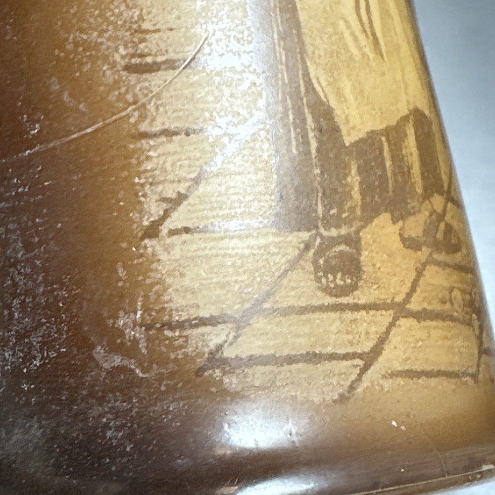 Brown antique glass Pitcher