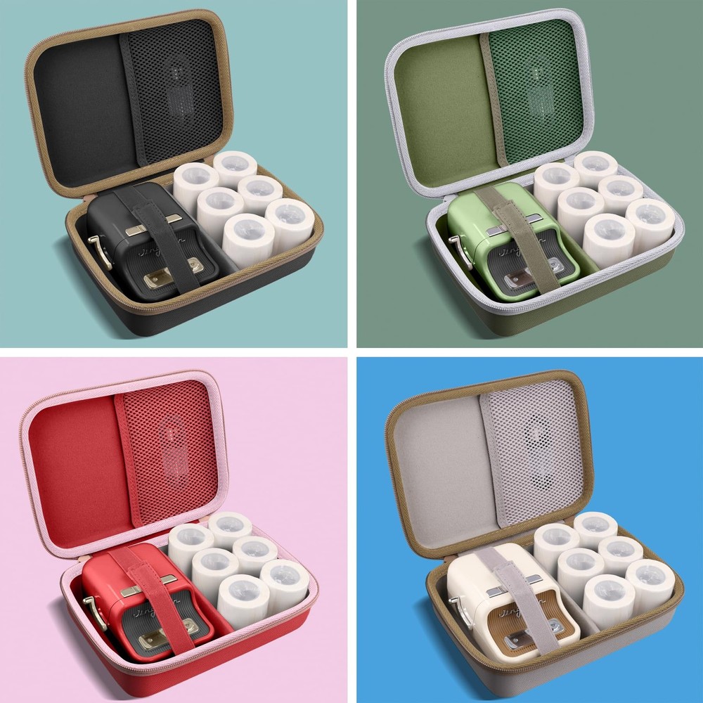 Label Printer Case Compatible with NIIMBOT B21/B21 Pro/B1 Label Maker Thermal...