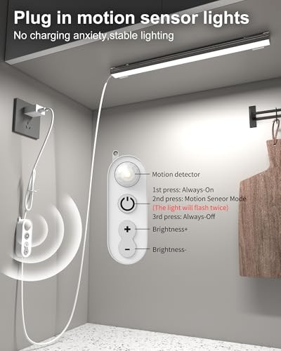 Motion Sensor Dimmable Led Under Cabinet 12Inch-Motion Sensor Cool White