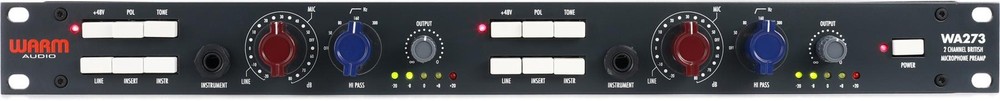 Warm Audio WA273 2-channel Microphone Preamp (2-pack) Bundle