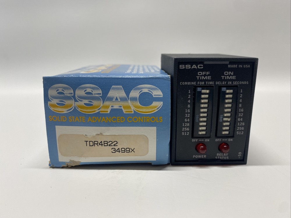NIB SSAC TDR4B22 Time Delay Relay