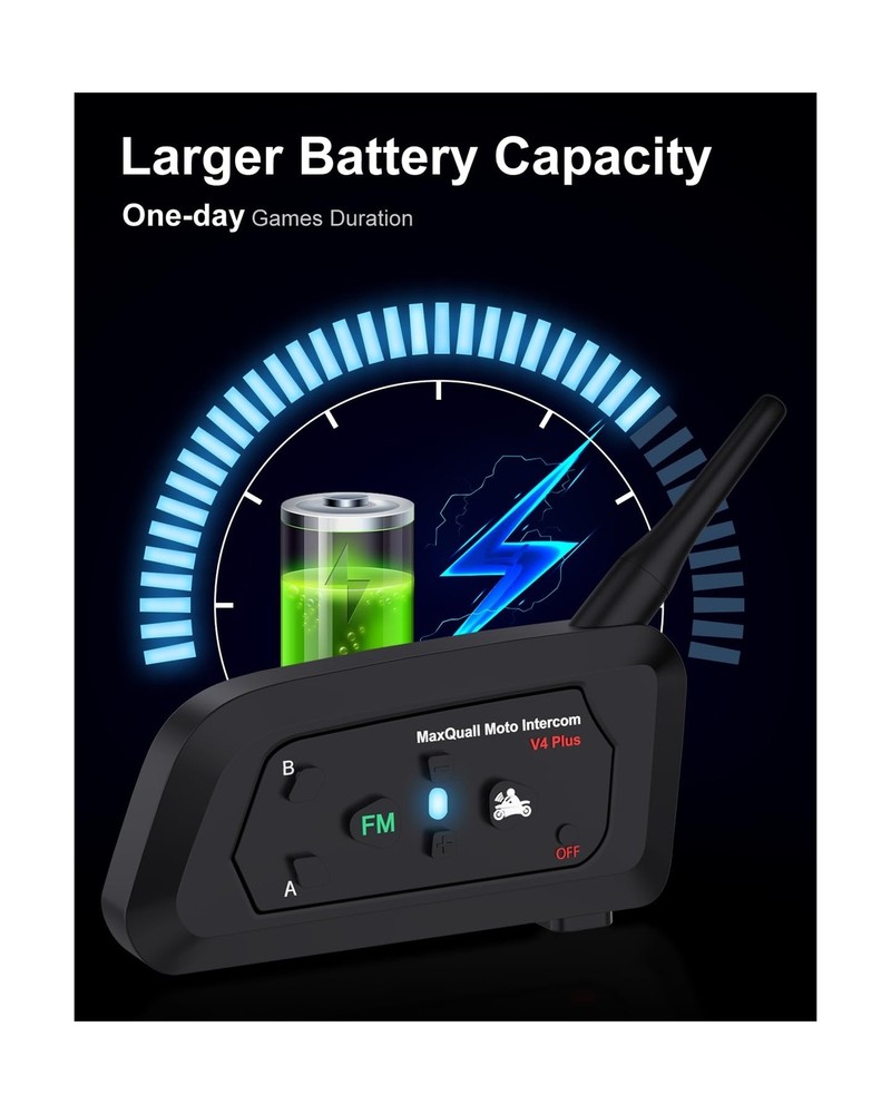 Referee Headset, Referee Communication System Sets 3 Person Full Duplex Footb...