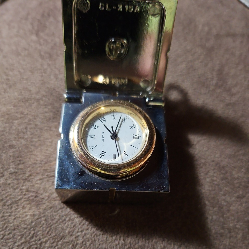 Present Box with Clock and Add Picture Inside Desk Accessory Gift Clock Vintage