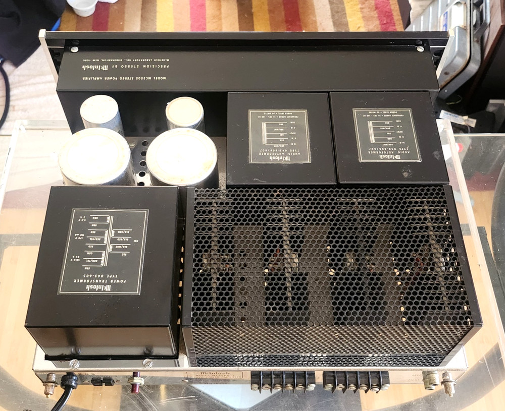 McIntosh MC 2505 solid state power amplifier