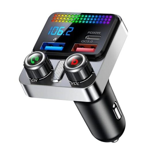 Bluetooth 5.4 Car Adapter 48W Charging USB Bluetooth Adapter for Car,Wireless