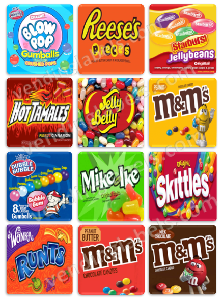 Candy Vending Machine Label Sticker Decal NON Nutrish 2.5"