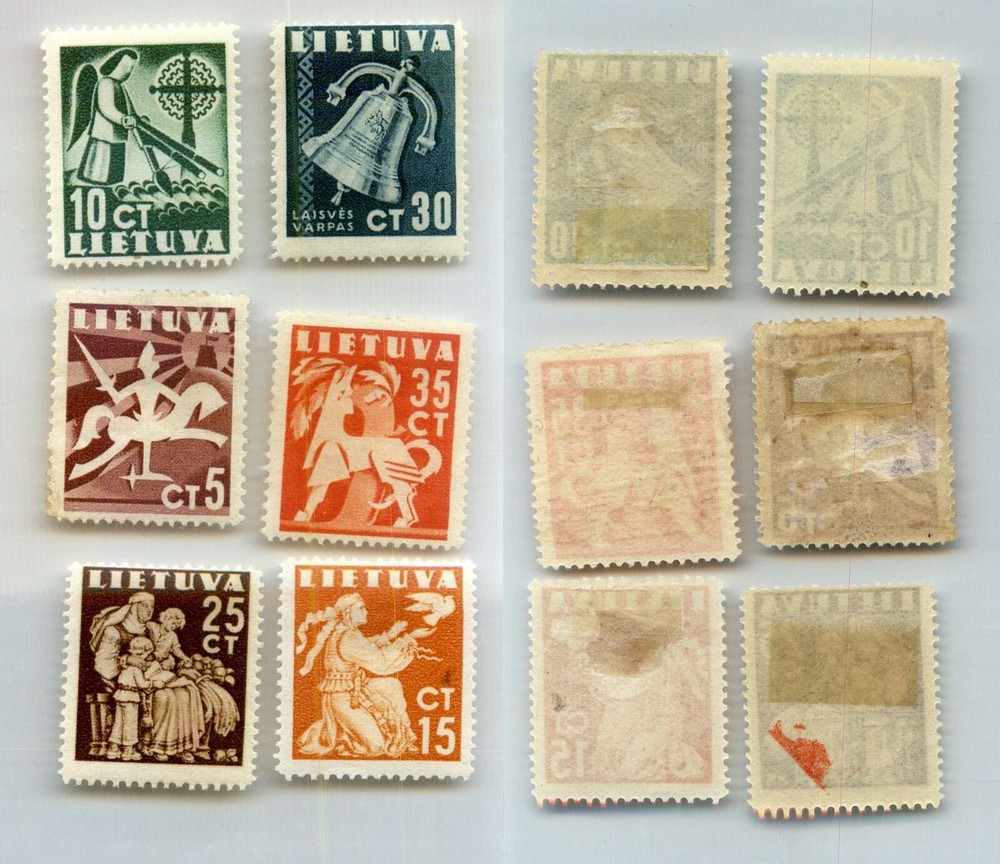 Lithuania 1940 SC 317-322 mint. rtc6219