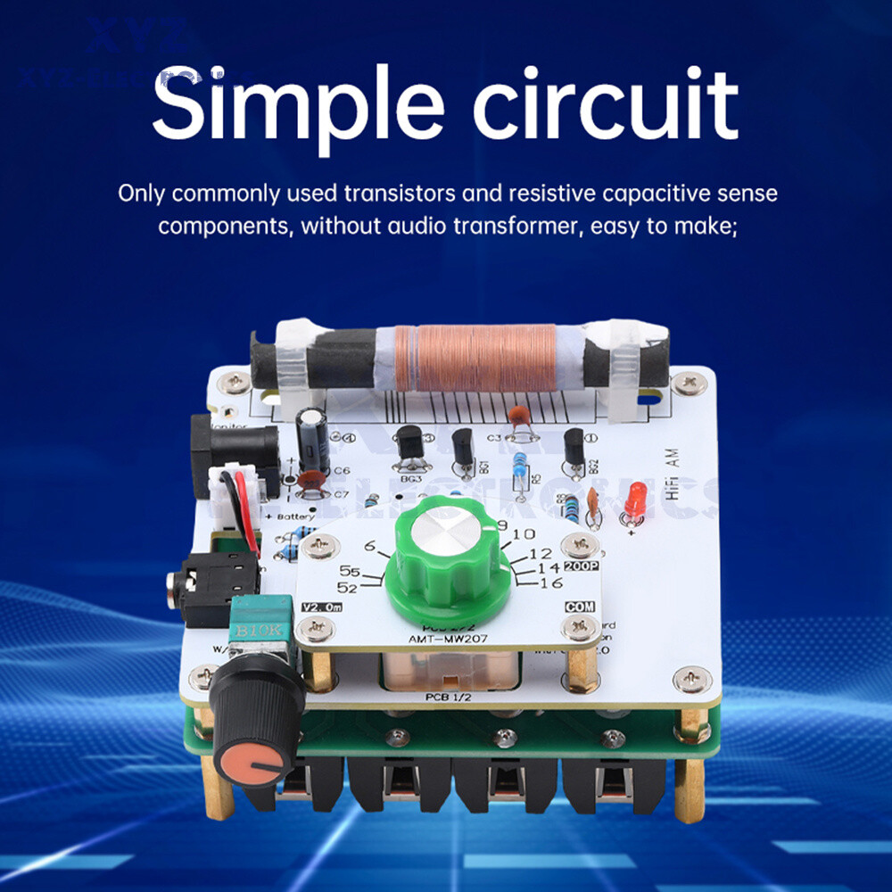 525~1605kHz Medium Wave AM Radio Transmitter DIY Circuit Board Radio Module 6V