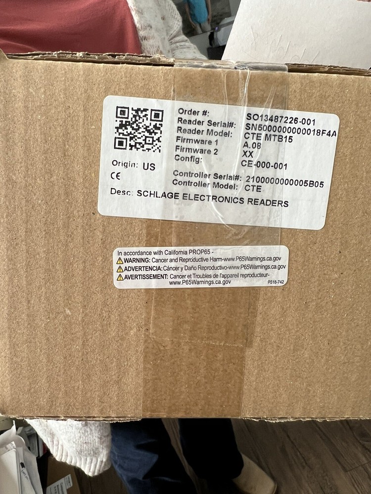 Schlage CTE Engage Controller Model # CTE MTB15