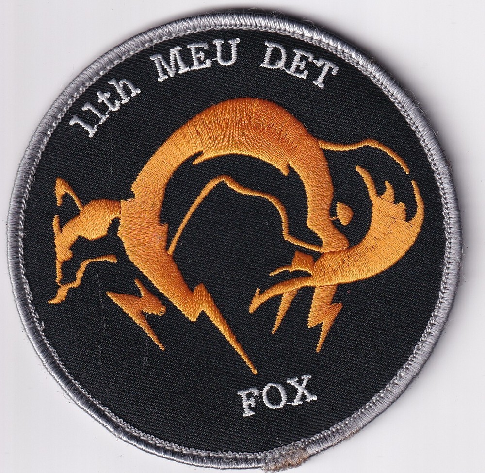 11th Marine Expeditionary Unit Det Fox patch US Marine Corps USMC