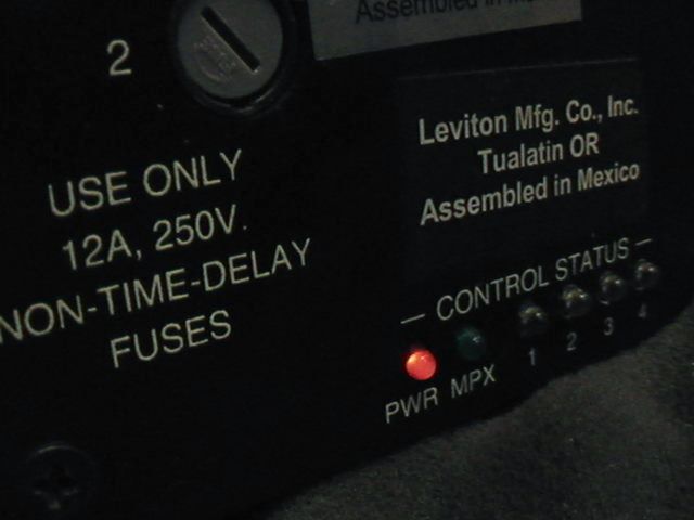 NSI dds-6000 four channel digital dimmer relay pack