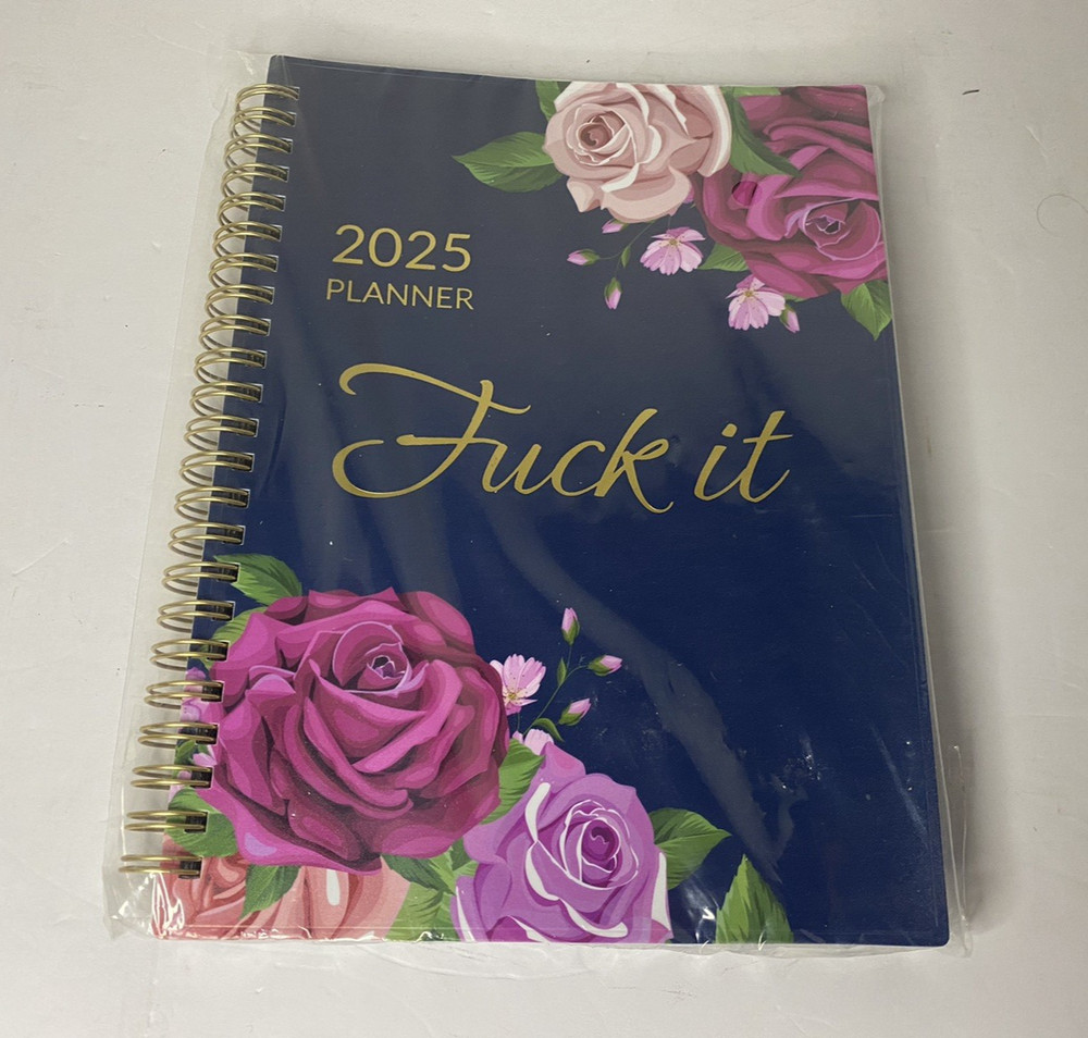 2025 planner - blue rose