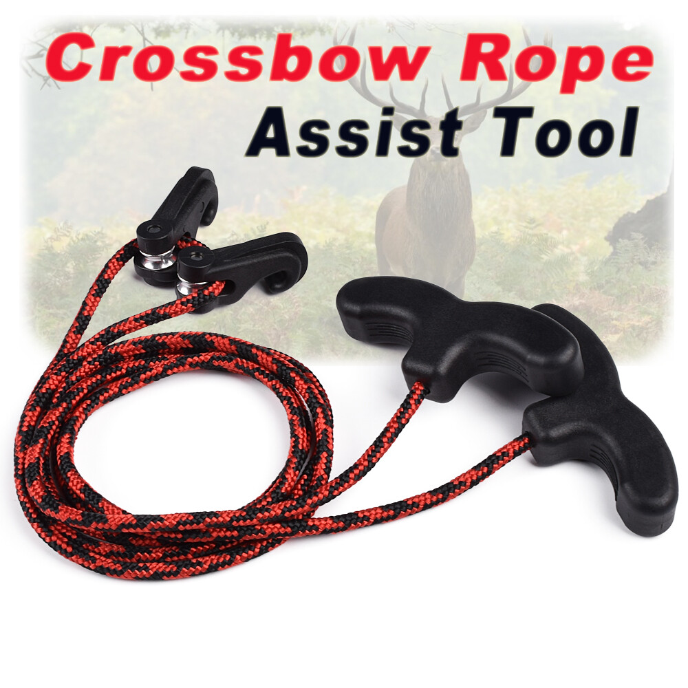 Crossbow Cocking Rope String Drawing Device Cocking Aid Accessories Universal 1x