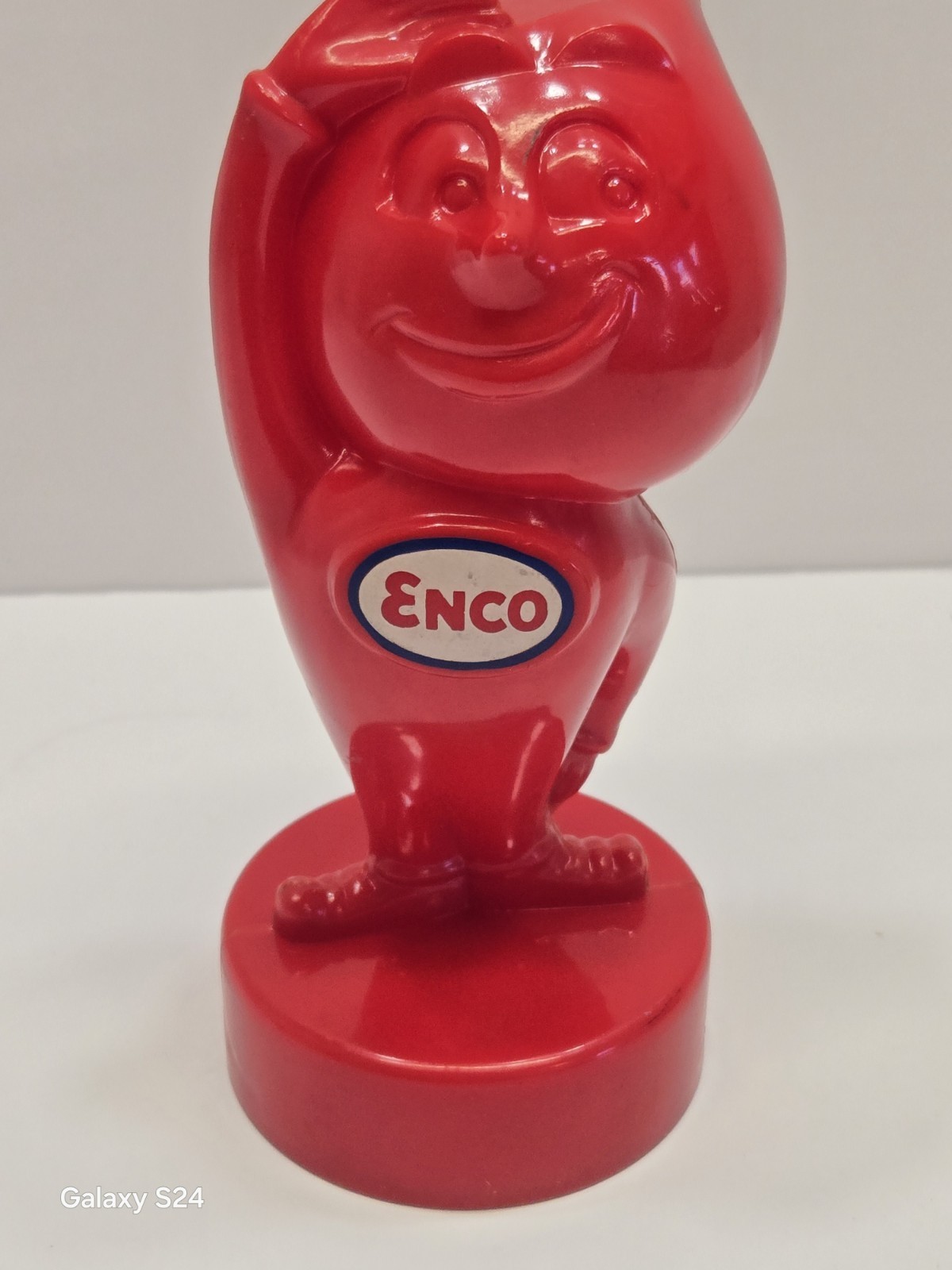 Vintage Esso/Enco Oil Gas Mr Drip Plastic Coin Bank Very Gd Condition Org Owner