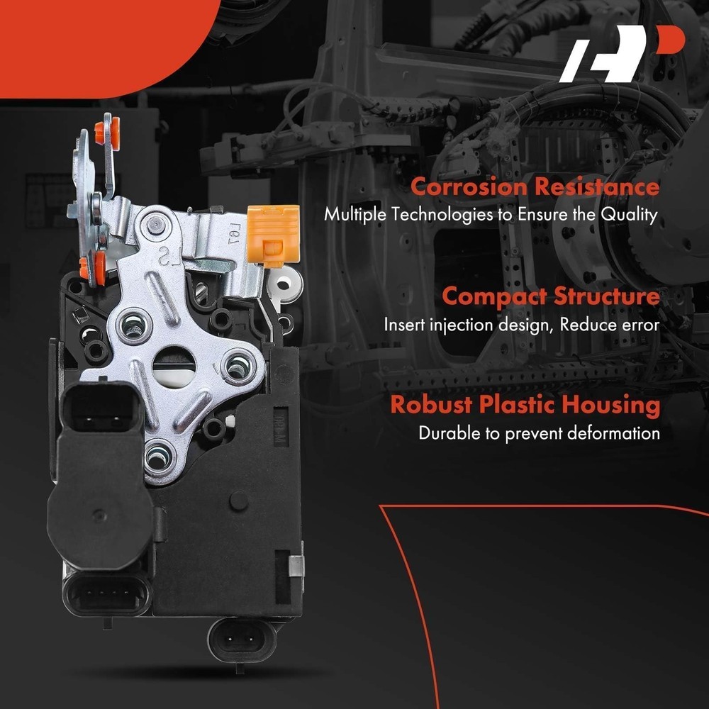 A-Premium Front Door Lock Actuator Driver Side Left Side, Black