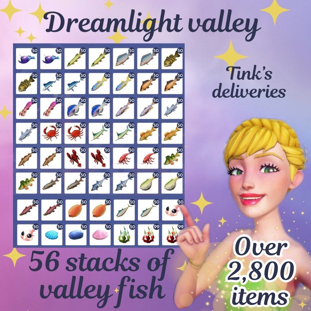 Dreamlight Valley Resources 💕 Valley Fish Pack