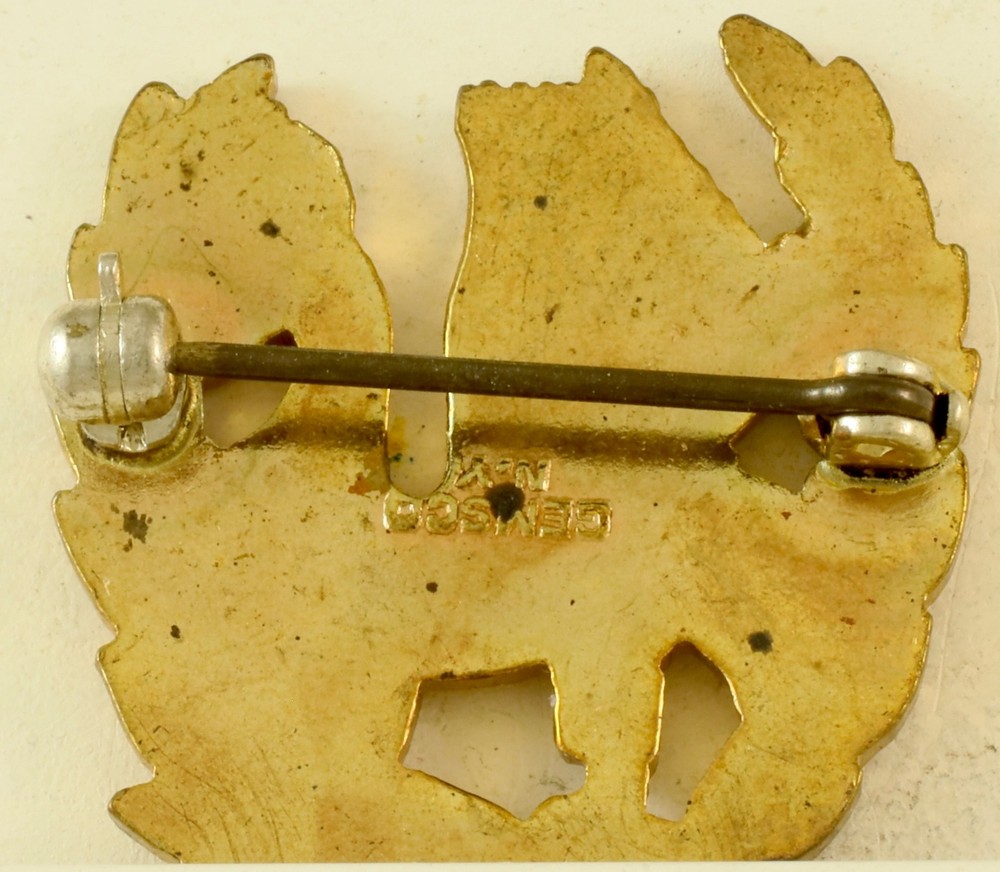 HQ US Army Crest DI/DUI Pinback Gemsco HM (RF)