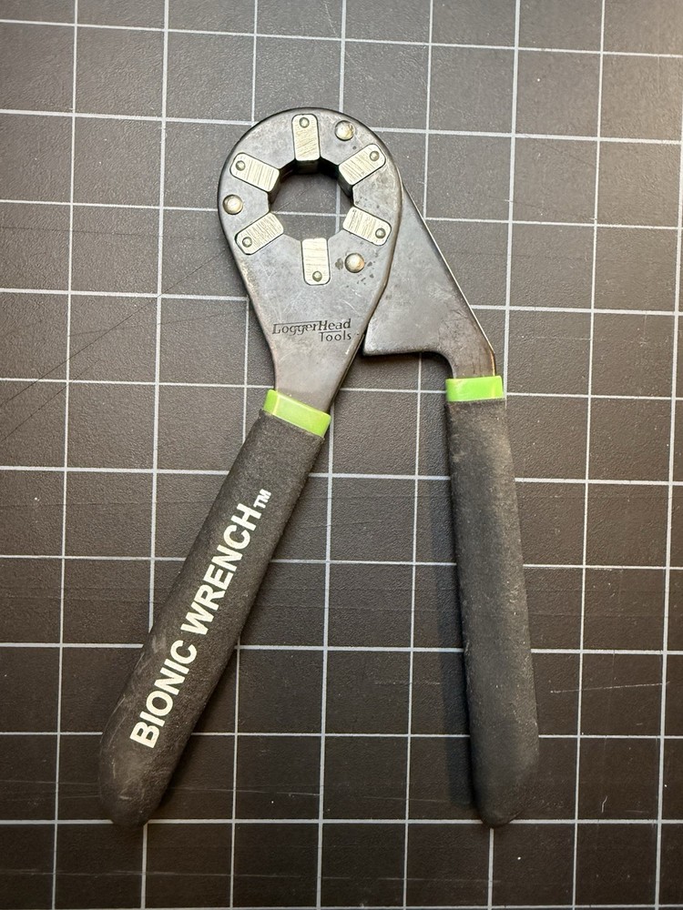 LoggerHead Tools Bionic Wrench 8” - Made in USA - Patented Adjustable Wrench