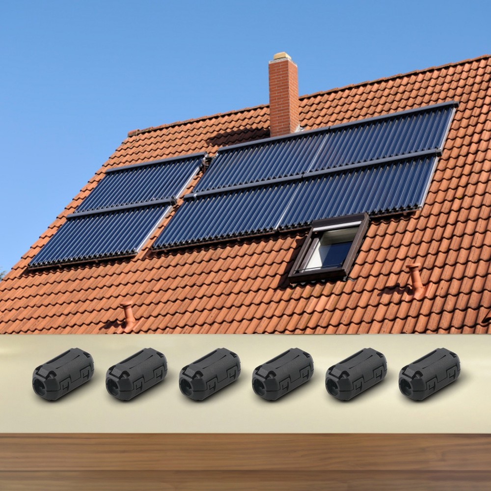 Ferrite Ring Core Cable Clip 7mm Inner Diameter 10 Pcs Reduce Interference