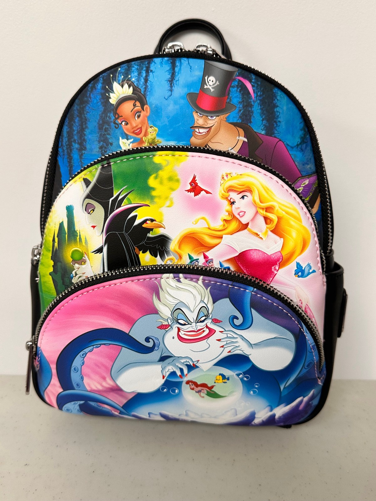 Loungefly Disney Princess Trio Scene Mini Backpack, NWT