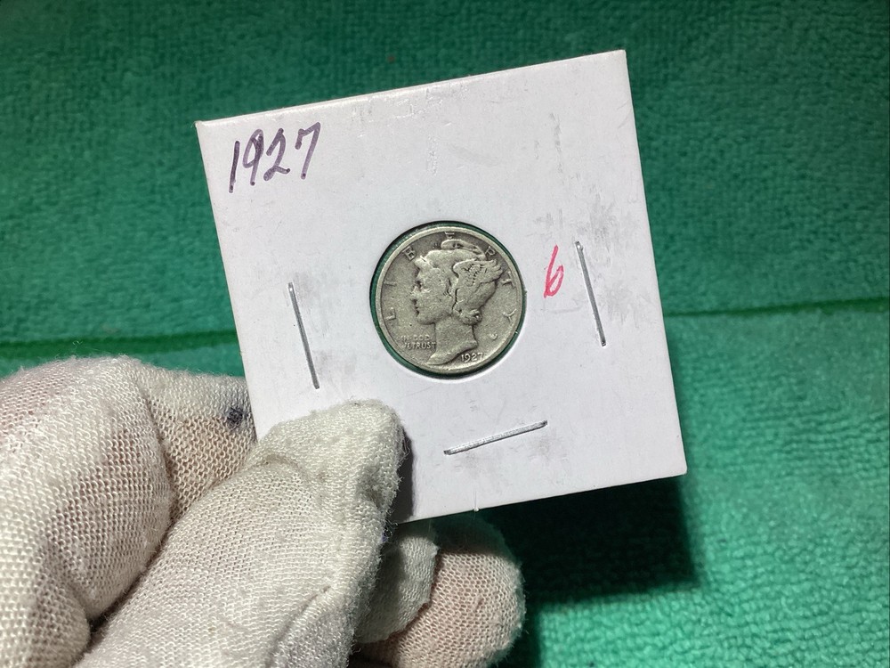 1927 MERCURY DIME
