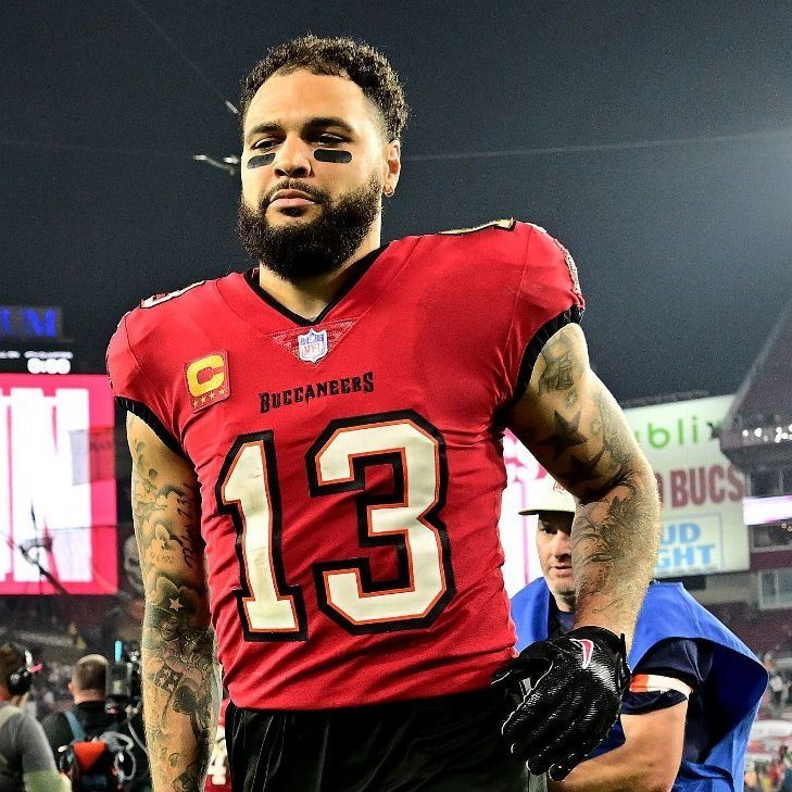 Mike Evans GAME USED💪Signed + Inscribed Ball Tampa Bay Buccaneers 24-25 Season