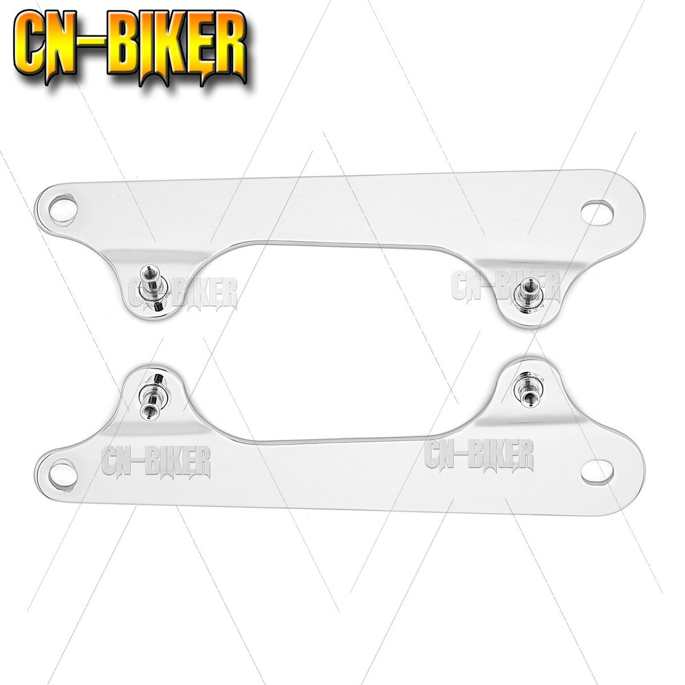 Sissy Bar 4 Point Chrome Docking Hardware Kit For 12+ Harley Dyna Switchback FLD