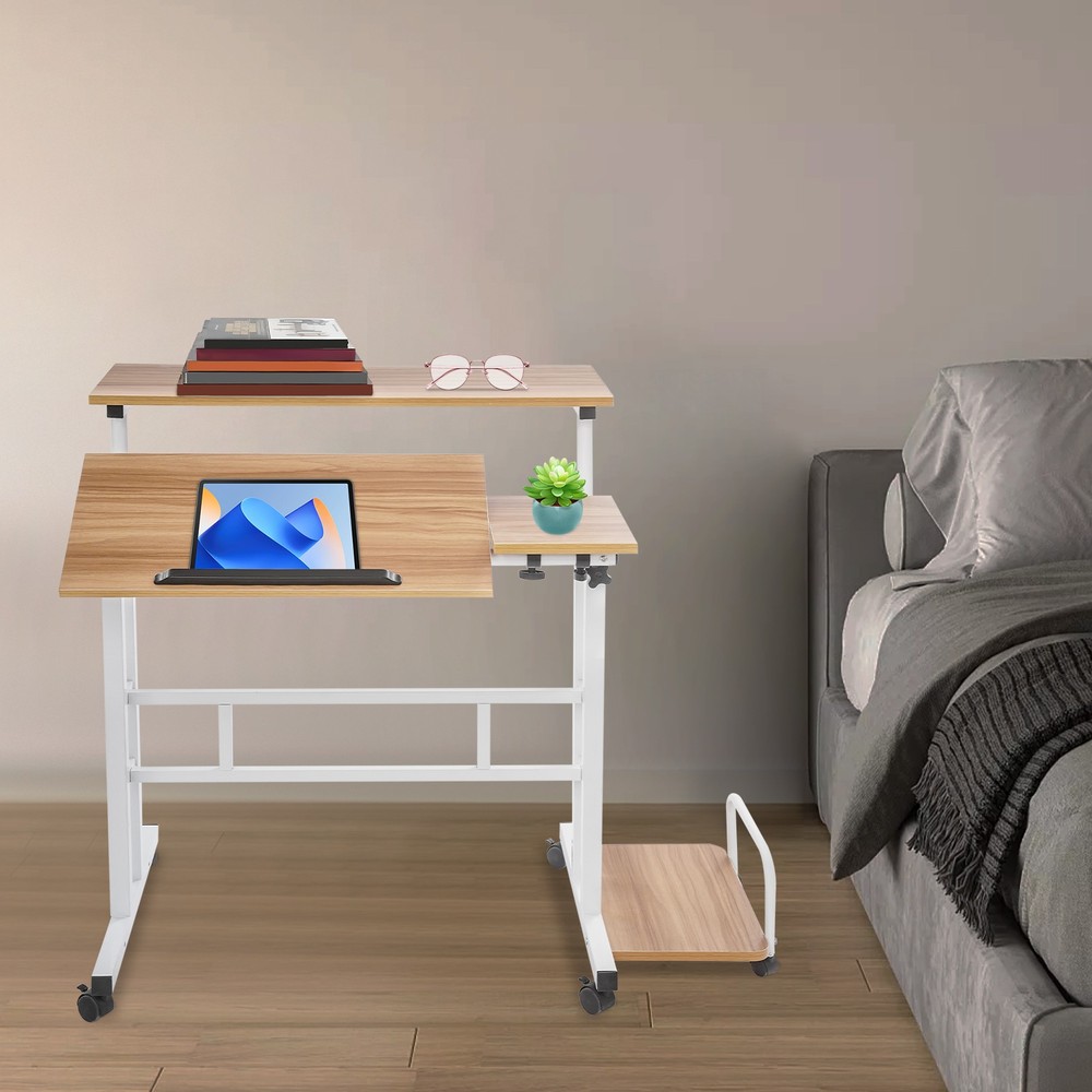 Multi Functional Foldable Desk, Modern Computer Desk, Adjustable Computer Table