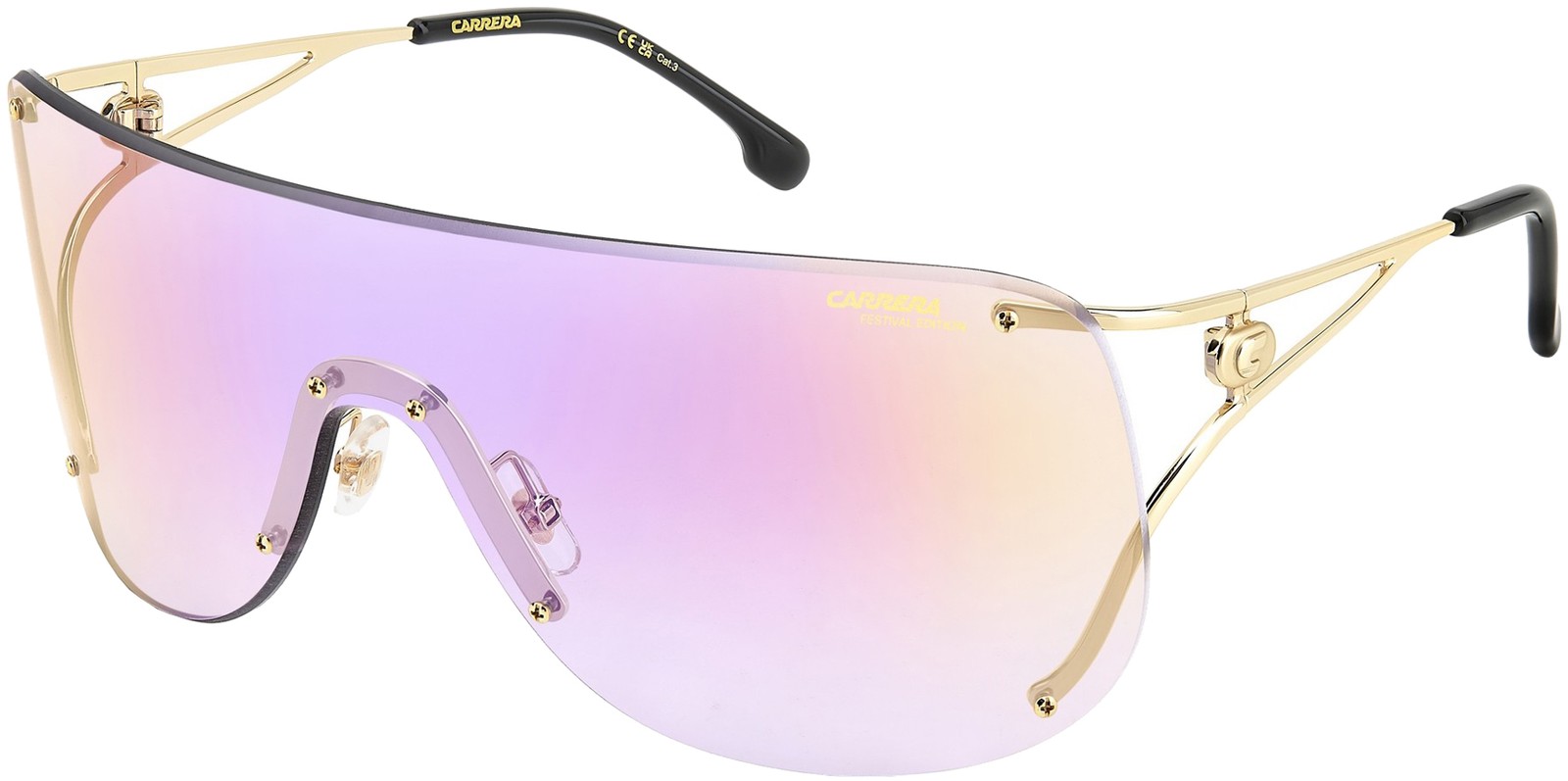 Carrera Women's Festival Edition Rimless Shield Sunglasses - CA3006S 0RHL TE