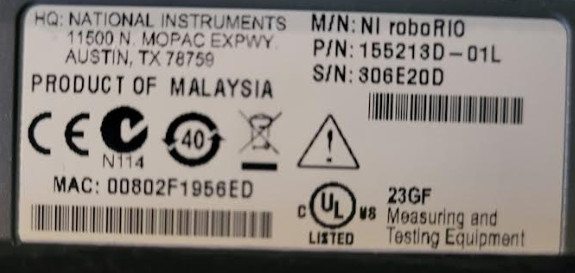 Used National Instruments NI roboRIO