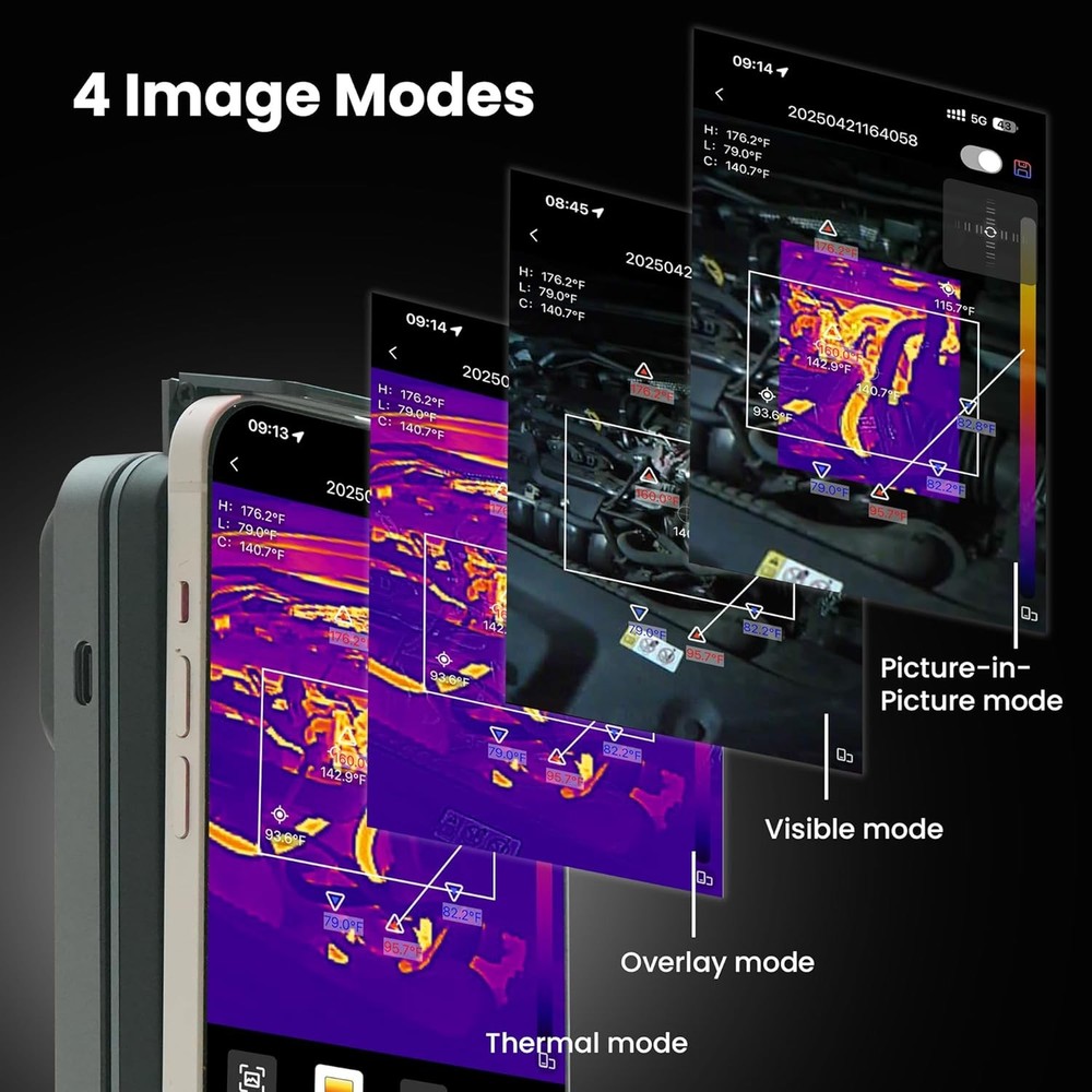 256*192 Infrared Thermal Imager Temperature Imaging Camera IR Resolution